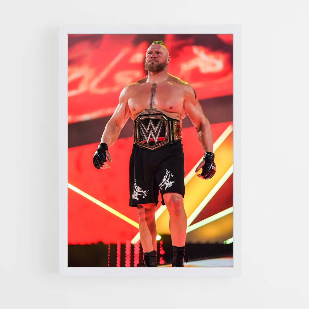 Poster Brock lesnar effets – affiche MMA (vue 3)